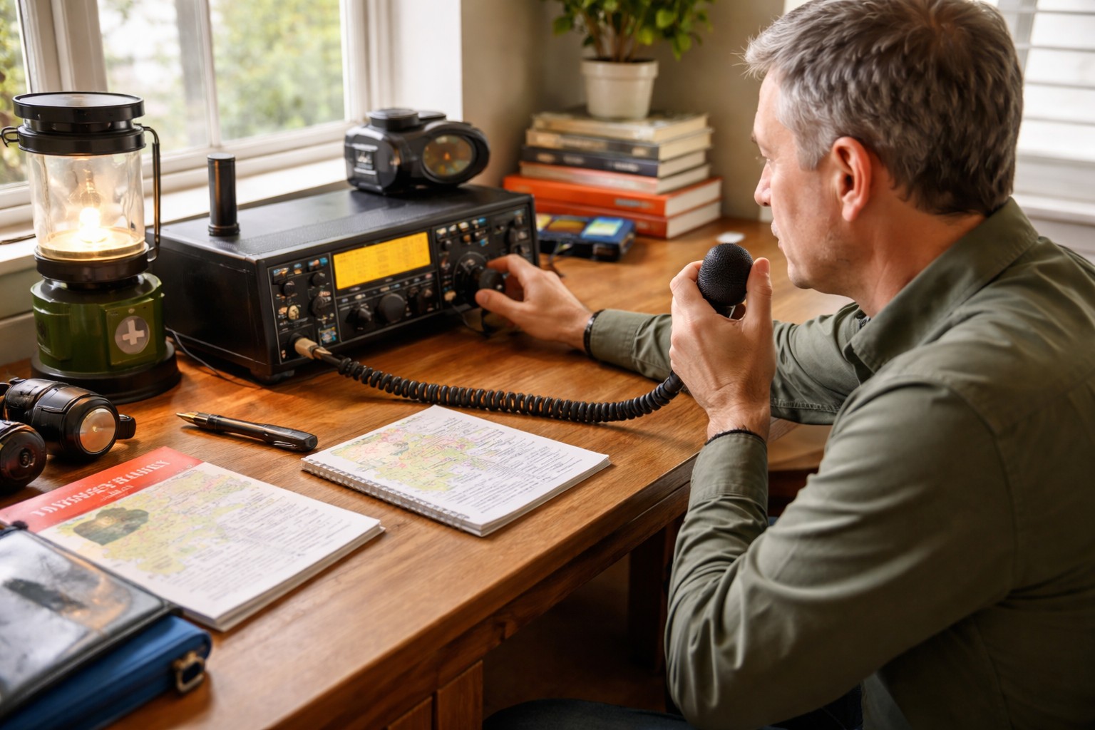 home ham radio setup for emergency communication preparedness