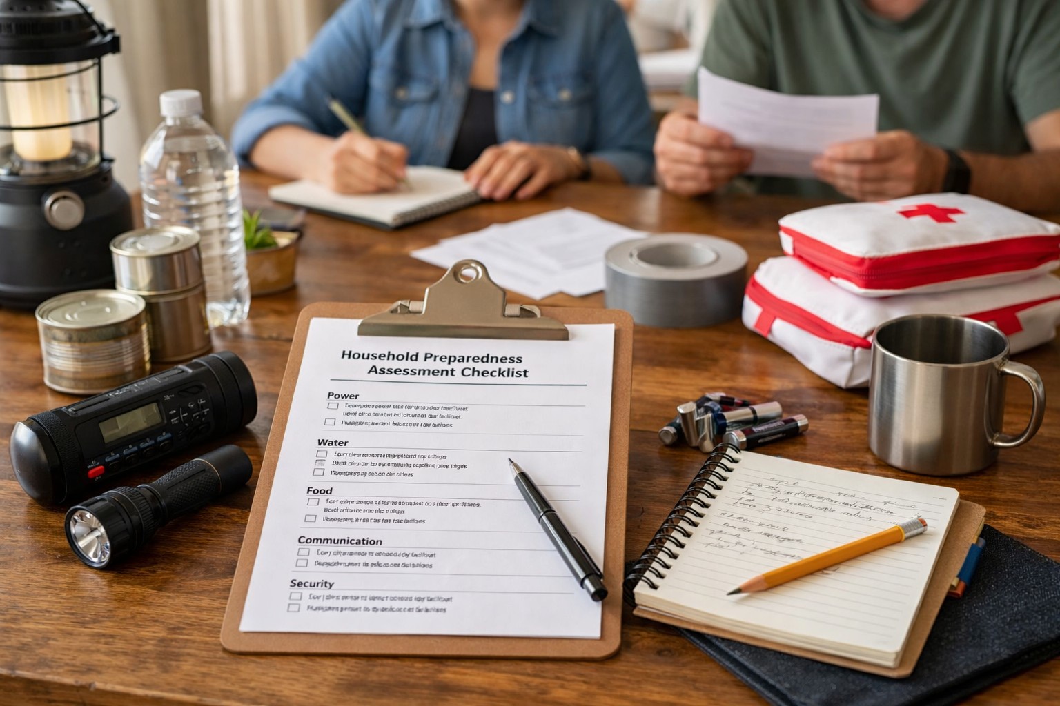 household preparedness checklist planning for emergency readiness