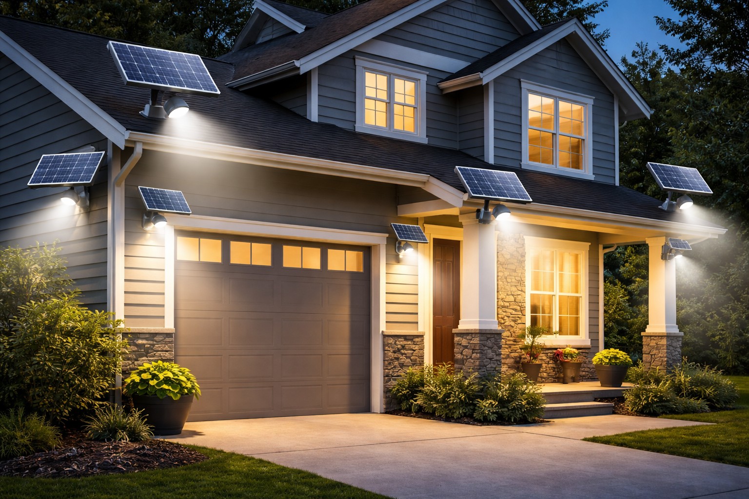 Solar Security Lights for Emergency Preparedness Around Home